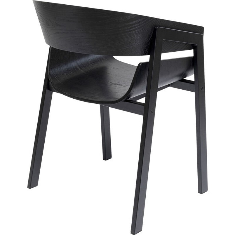 Chair with Armrest Biarritz Black